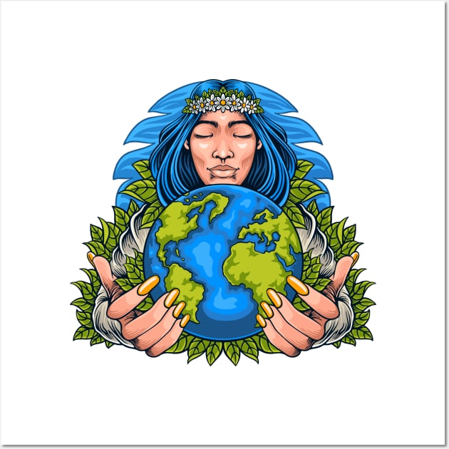 Mother earth Wall Art by Mako Design 